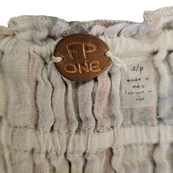 Free People Lausanne Convertible Maxi Skirt Dress Pastel Plaids - Picture 11 of 11